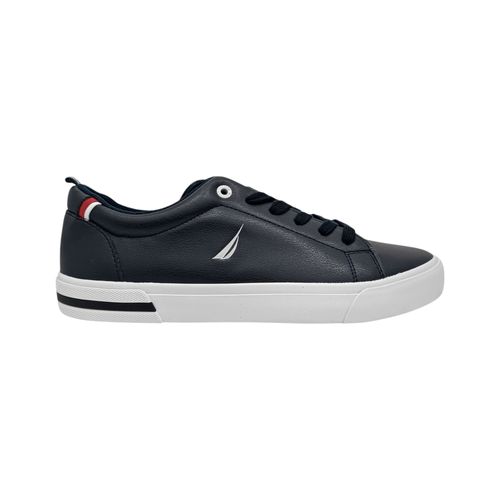 Sneakers casuales con textura en color navy para hombre