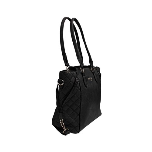 Cartera Carven color negro con estilo tote para mujer