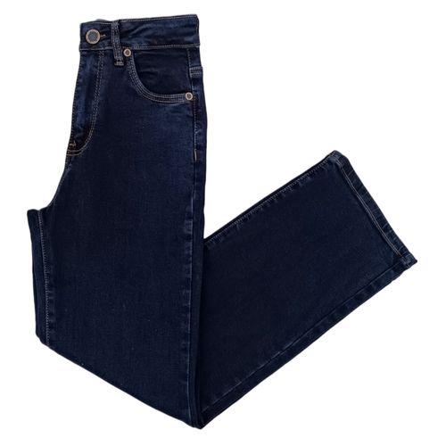 Straight jeans azul hummer para mujer