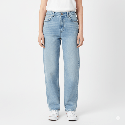 Straight jeans azul claro hummer para mujer