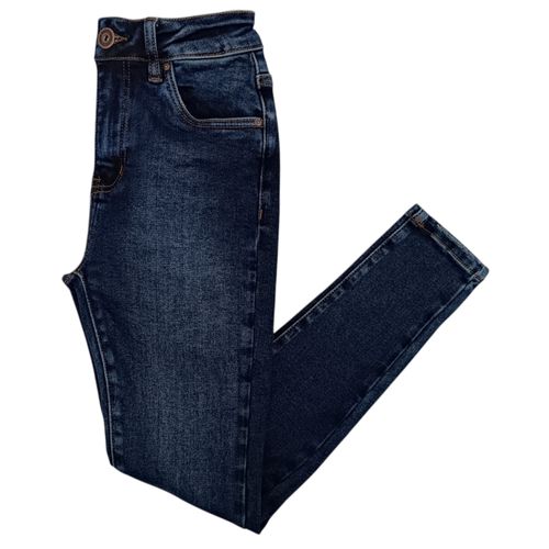Skinny jeans azul oscuro lavado Kalua para mujer