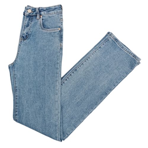 Straight jeans Salvaje color azul para mujer