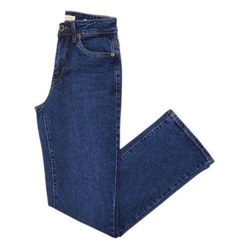 Straight jeans color azul para mujer