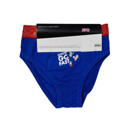 Dúo de calzoncillos brief multicolor de Sonic para niño
