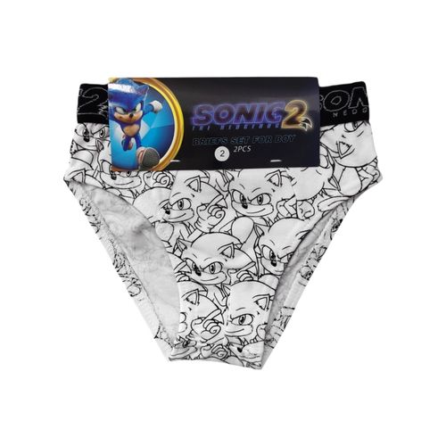 Dúo de calzoncillos brief multicolor de Sonic para niño