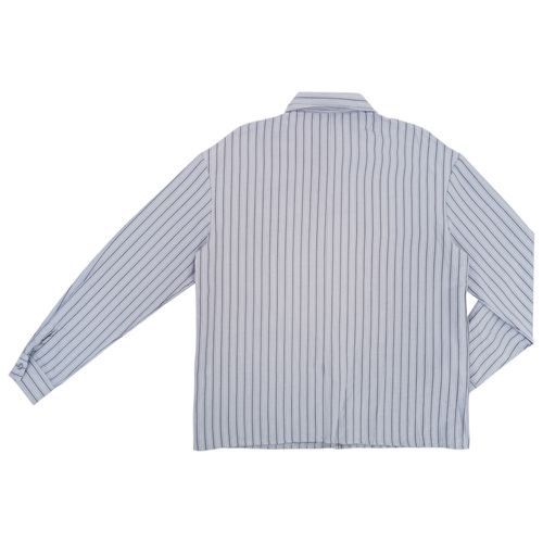 Blusa color celeste casual con mangas largas para mujer