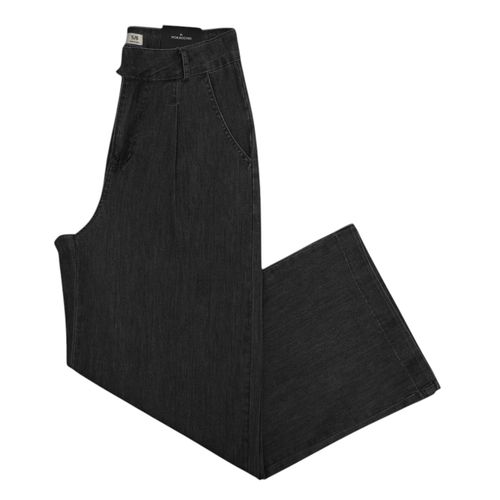 Pantalón fluido color gris casual para mujer