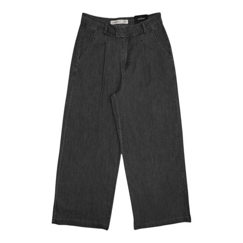 Pantalón fluido color gris casual para mujer