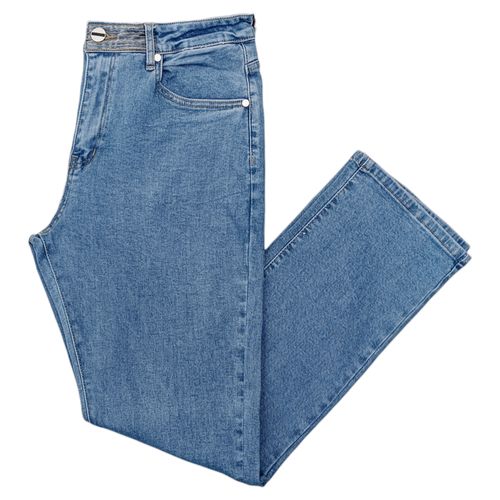 Straight jeans en color azul para hombre