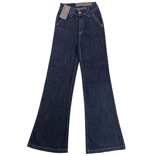 Flare jeans en color azul para mujer