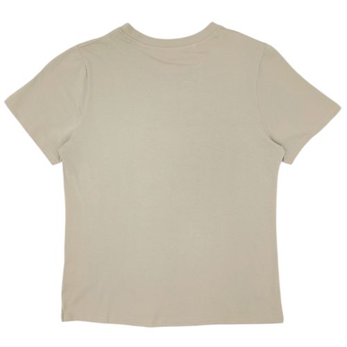 Camiseta gris con estampado para mujer