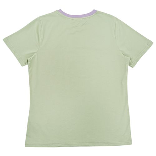 Camiseta básica fit en color verde para mujer