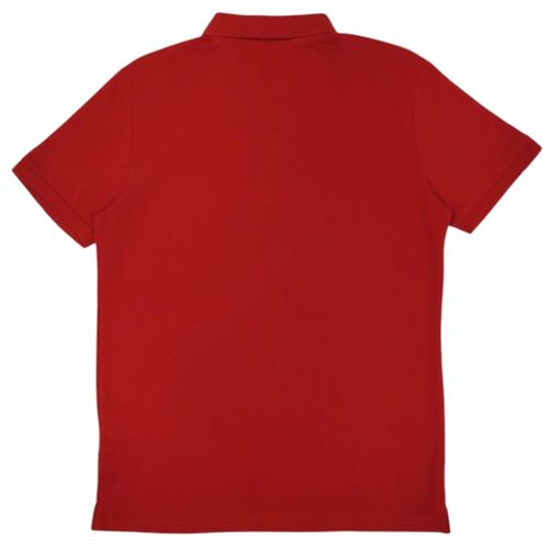 Camisa tipo polo en color rojo para hombre