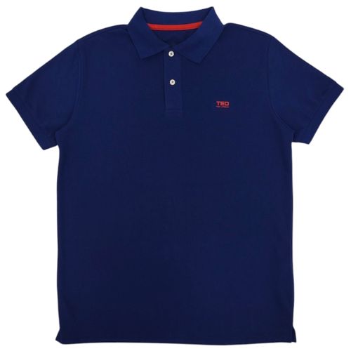 Camisa tipo polo en color rojo para hombre