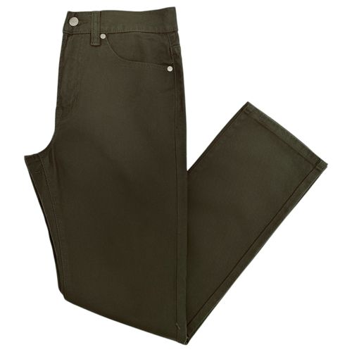 Straight jeans en color verde para hombre