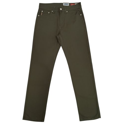 Straight jeans en color verde para hombre