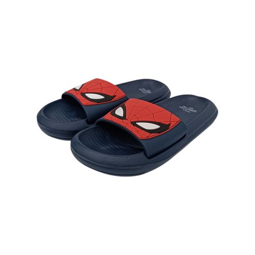 Sandalias playeras en tono rojo y navy con diseño de Spider-Man para niño