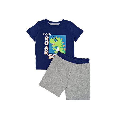 Conjunto en color azul estampado para bebé niño