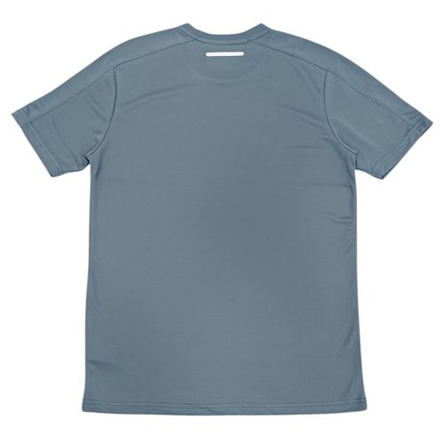 Camiseta color azul estilo deportivo de cuello redondo y mangas cortas para hombre
