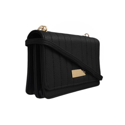 Crossbody color negro con estilo casual para mujer