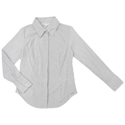 Blusa color negro casual de mangas largas para mujer