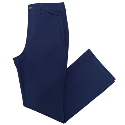 Pantalón curvy color navy estilo bootcut para mujer