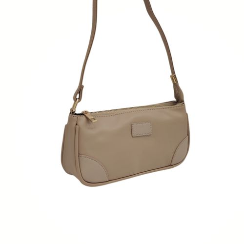 Crossbody en color beige casual para mujer