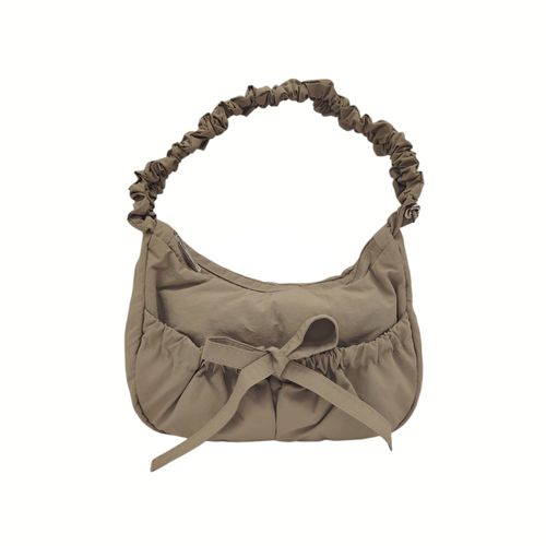 Cartera de mano en color beige casual para mujer