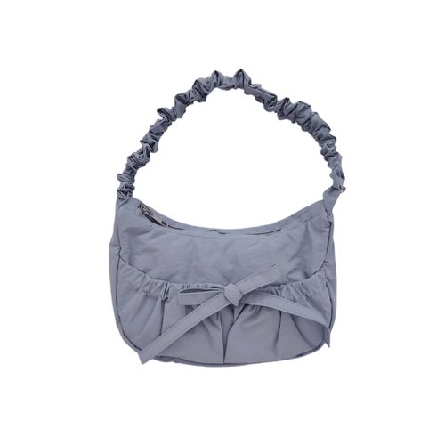 Cartera de mano en color celeste casual para mujer