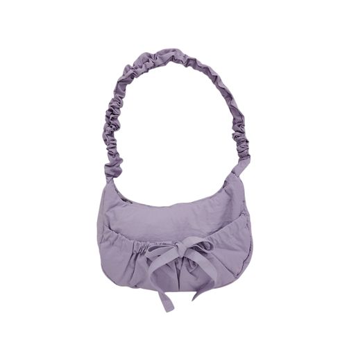 Cartera de mano en color lila casual para mujer