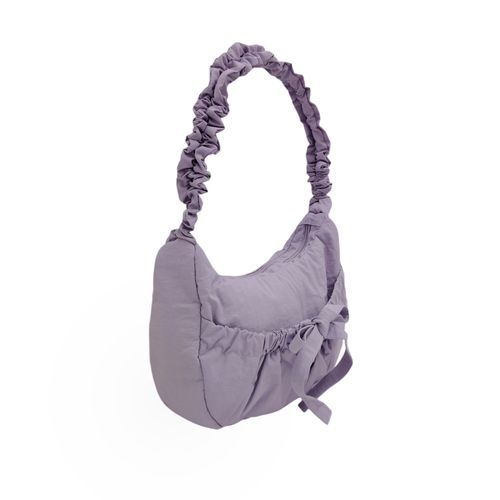 Cartera de mano en color lila casual para mujer