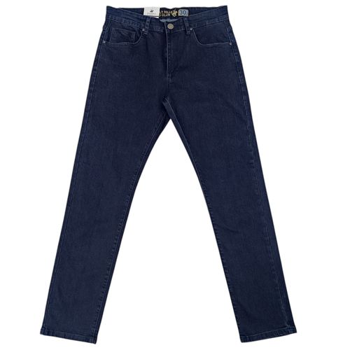Slim jeans en color navy para hombre