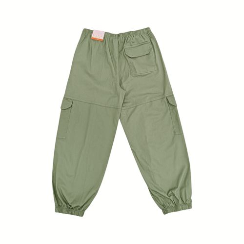 Pantalón tipo jogger en color verde para niña