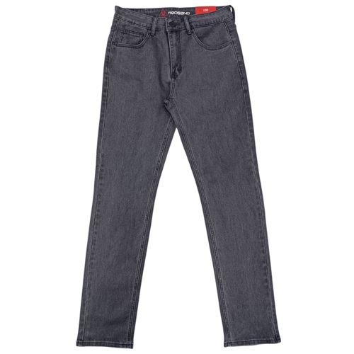 Slim jeans color gris sólido para hombre