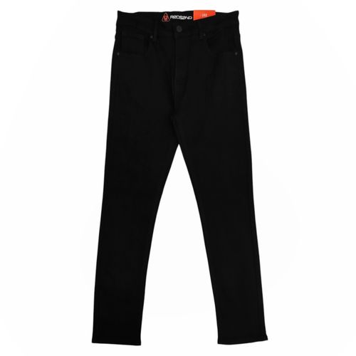 Skinny jeans color negro sólido para hombre