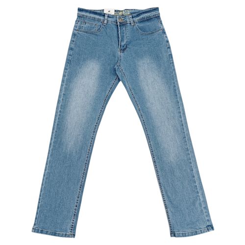 Slim jeans azul claro lavado para hombre