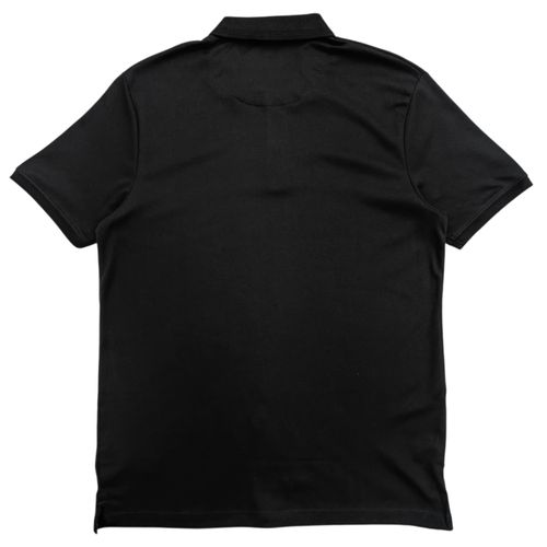 Camisa en color negro tipo polo para hombre