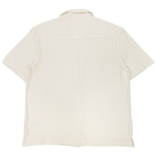 Camisa casual en color blanco de mangas cortas para hombre