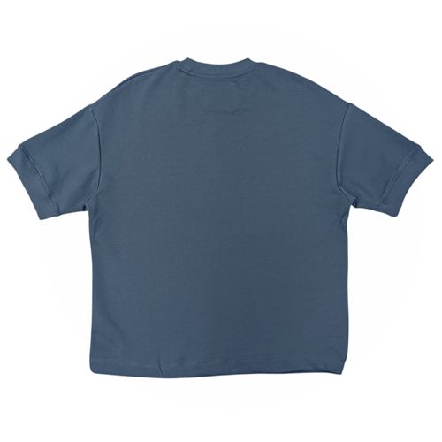 Camiseta estilo oversize en color azul para hombre