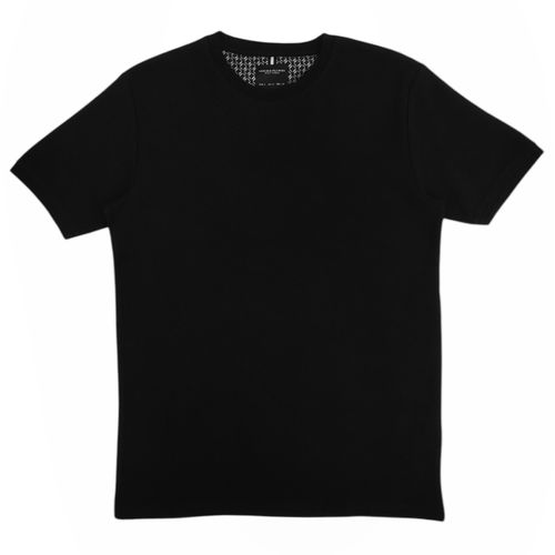 Camiseta casual en color negro para hombre