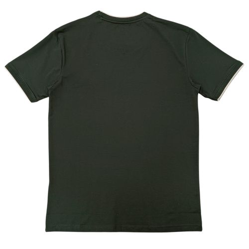Camiseta casual en color verde para hombre