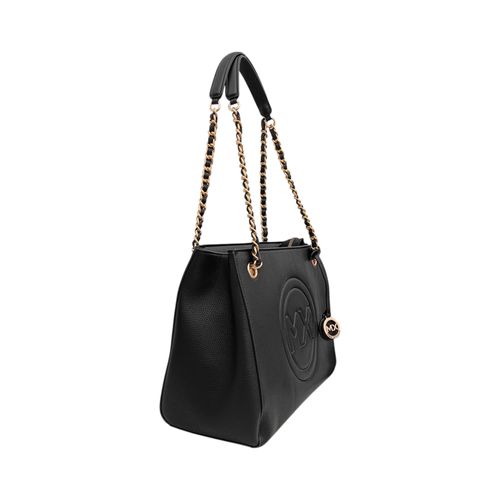 Cartera casual en color negro para mujer