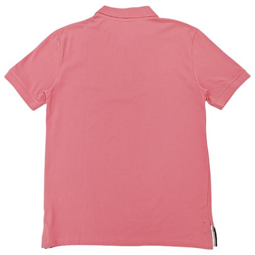 Camisa casual tipo polo en color rosa para hombre
