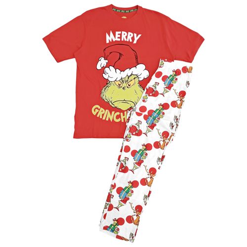 Pijama con pantalón estampado de merry christmas para hombre