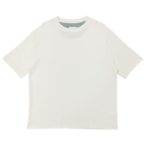 Camiseta en color blanco con cuello redondo para hombre