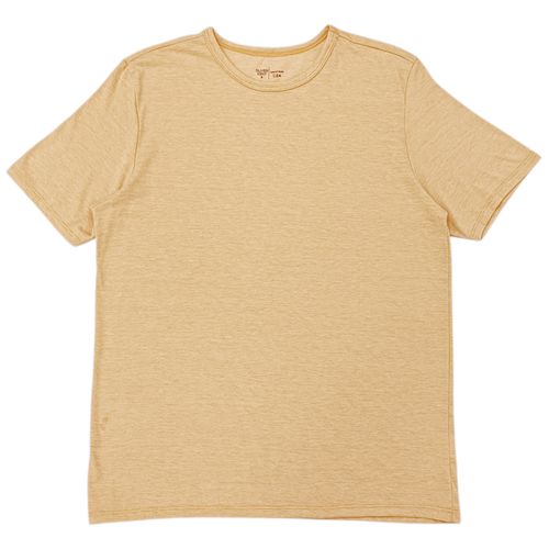 Camiseta en color naranja con cuello redondo para hombre