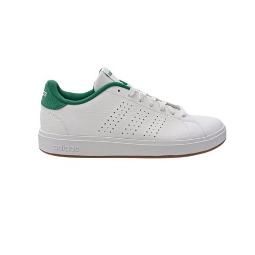 Tenis Advantage Base 2.0 en color blancos con verde para hombre