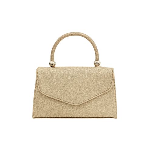 Cartera casual beige de mano para mujer