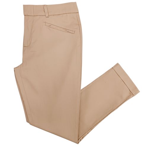 Pantalón skinny color caqui estilo casual para mujer