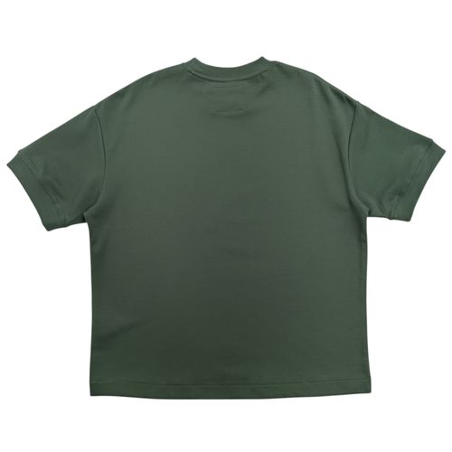 Camiseta oversize color verde de mangas cortas para hombre